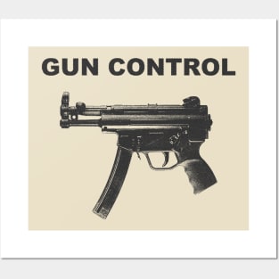 gun control Posters and Art